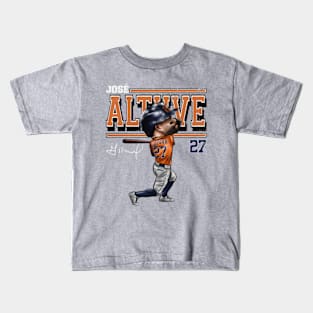 Jose Altuve Houston Cartoon Kids T-Shirt